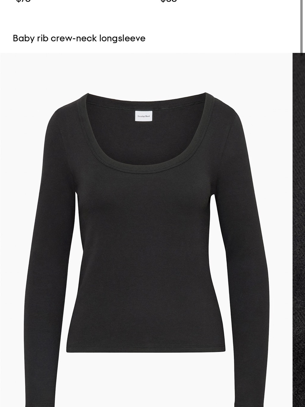 Aritzia Sunday Best Demie Long sleeve
